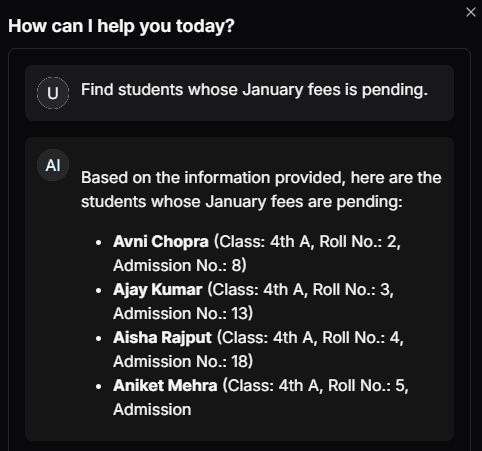 Your personal AI assistant: Ask anything about your school